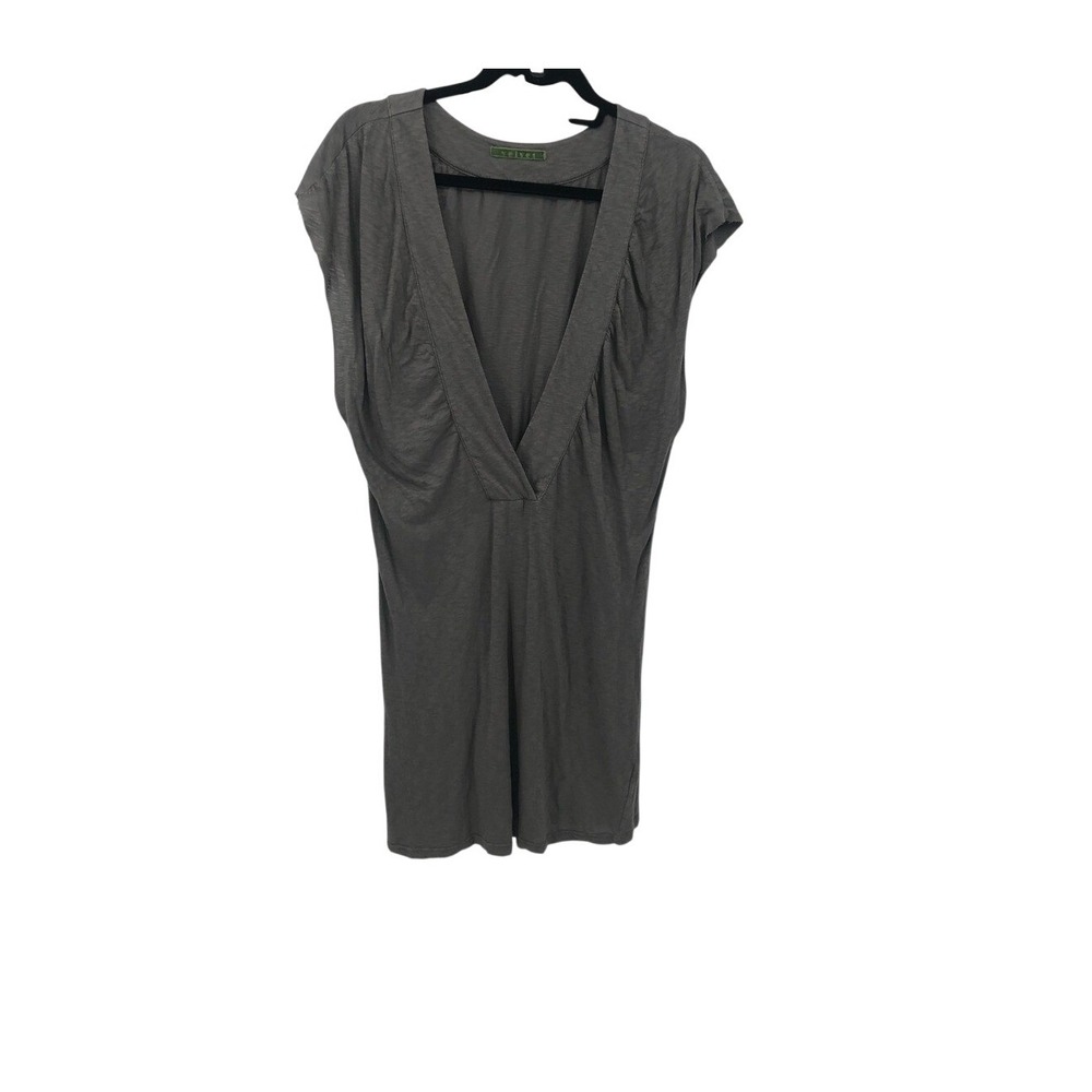 Velvet women's deep‎ V-neck beach coverup dress jersey material Size medium